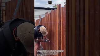 Perfect Fence Lines Made Easy! Professional Alignment Trick Tutorial #FenceBuilding #Carpentry #DIY