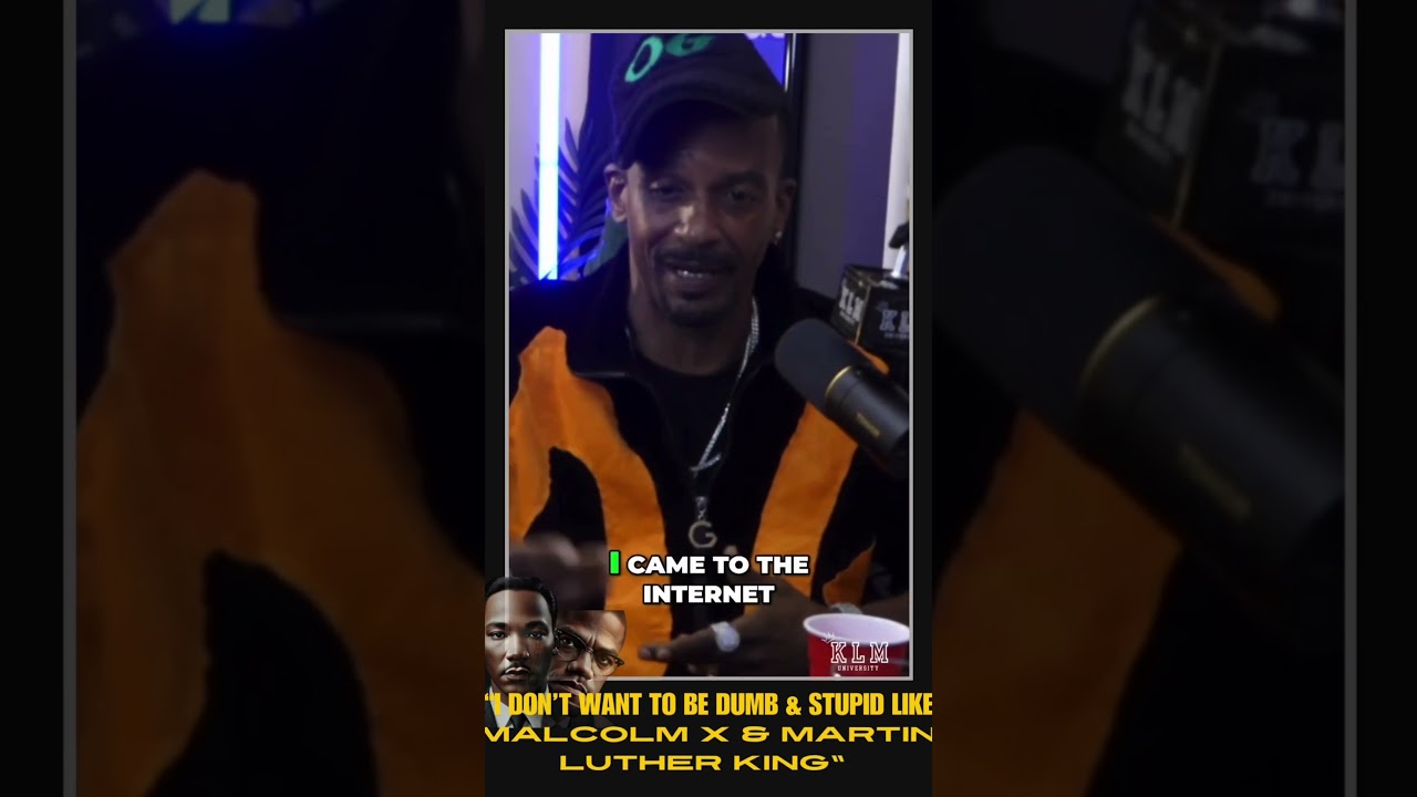 CHARLESTON WHITE: “I DON’T WANT TO BE DUMB LIKE MALCOLM X & MARTIN LUTHER KING”