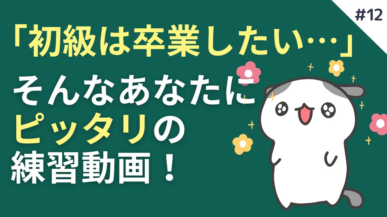 そろそろ初級韓国語は卒業したい…そんなあなたにピッタリの練習動画 #12