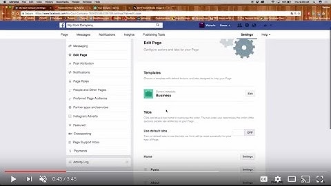SETTING UP A FACEBOOK BUSINESS PAGE - PART 3: Settings and Pages Feed
