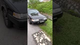 Walkaround Exterior & Interior Review of my 1991 Mazda 626 before it goes in for a paint job!!