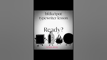 Bfdia typewriter lesson trend #bfdi #osc #battlefordreamisland #objectshow #edit #tpot #bfdia #fyp