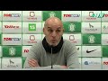 A lyga 21 turas: „Žalgiris“ 1:3 „Sūduva“. Spaudos konferencija.