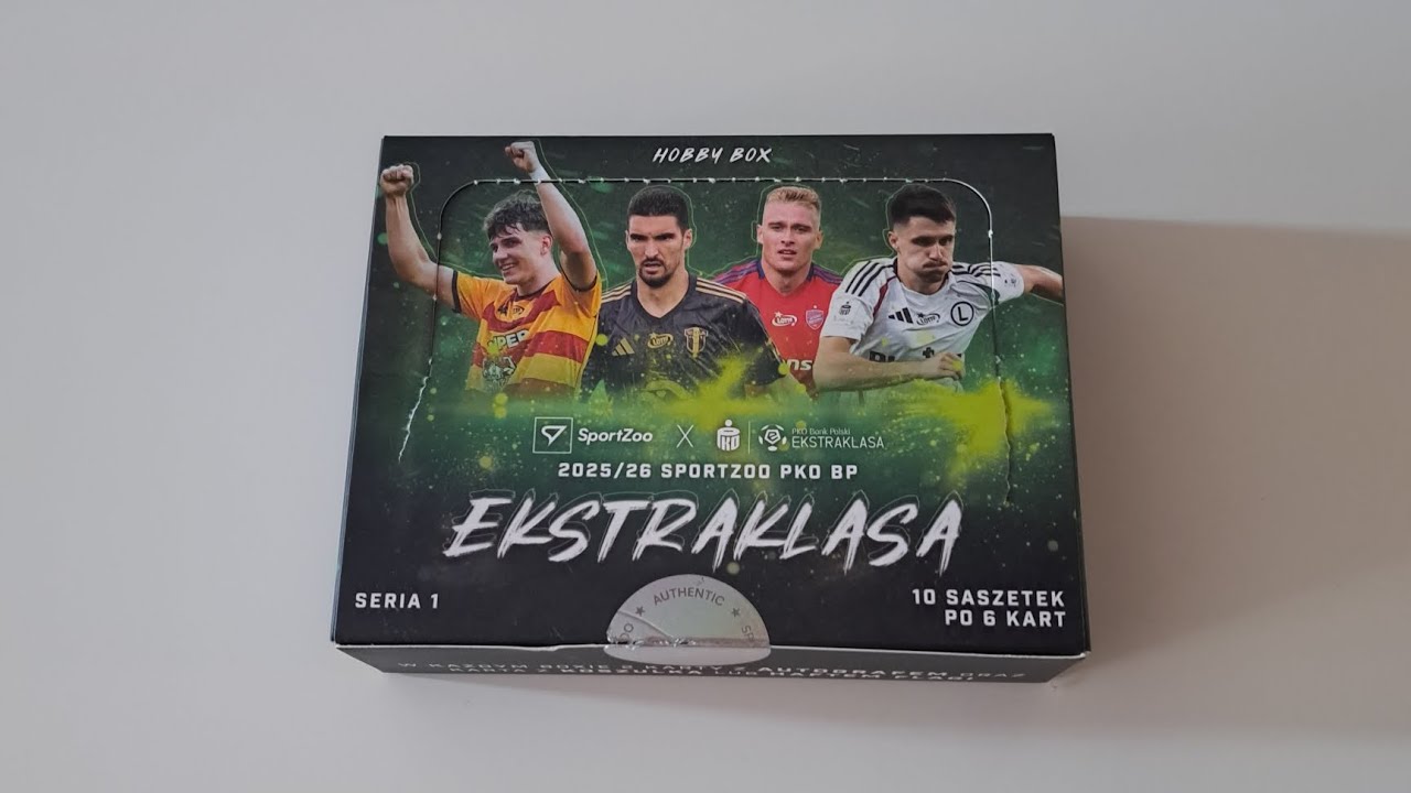 SportZoo Ekstraklasa Hobby Box!!Gwarantowany autograf!!
