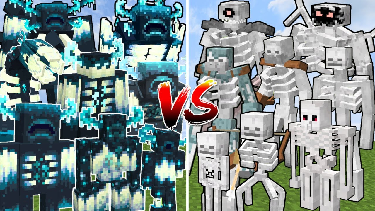 ALL MINECRAFT MUTANT WARDENS vs ALL MINECRAFT MUTANT SKELETONS | Minecraft Mob Battle ALL MINECRAFT MUTANT WARDENS vs ALL MINECRAFT MUTANT SKELETONS | Minecraft Mob Battle