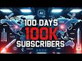 Day 1 / 100 — Road to 100K Subscribers | Live Subscriber Count