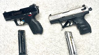 Ruger SR22P versus Walther P22Q- compare and contrast