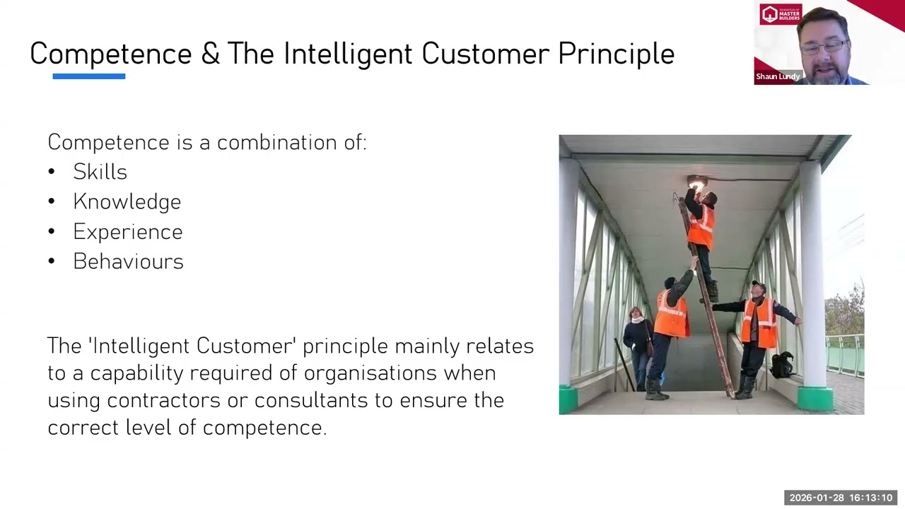 Managing competence under the Building Safety Act