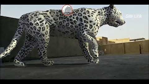 Leopard in Augmented Reality using ARCore in Unity