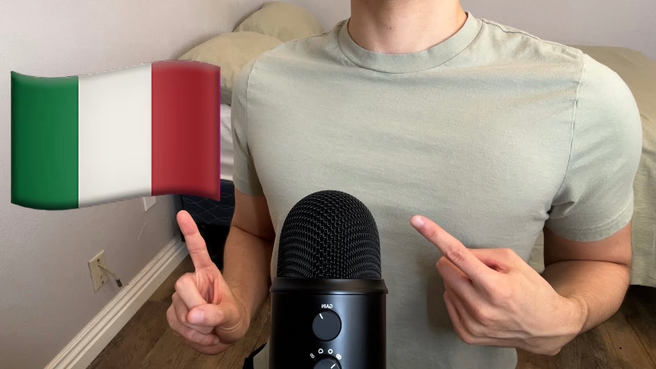 ASMR | Italian trigger words (ASMR in Italiano)