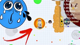 CROWDED CLAN DESTRUCTION! (Agar.io Mobile)