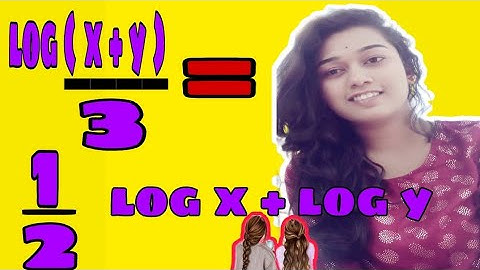 #logarithms 📝If log(x+y)/3 = 1/2 (logx + logy) find x/y + y/x 🤓#realno.s #maths #10th