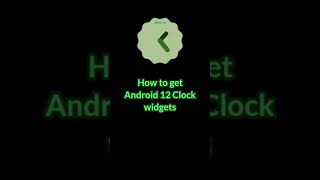 How to get Android 12 Clock widgets | NH Soft screenshot 3