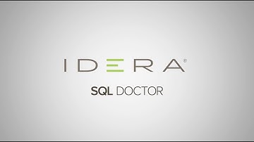 Tune Database Performance, Disaster Recovery, and Security with SQL Doctor | IDERA