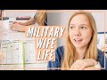 MILITARY WIFE WEEK IN MY LIFE | moving update, how I stay organized, + my marine wife life