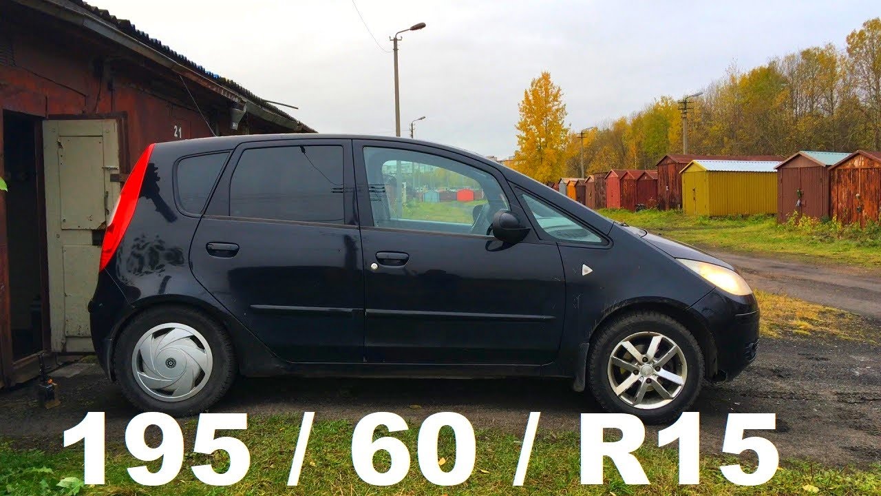 MITSUBISHI COLT tires size 195 60 R15