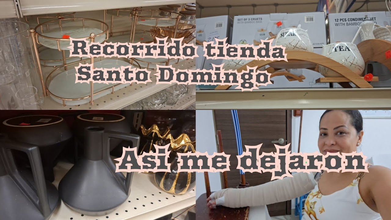 VAMOS A TIENDA EN SANTO DOMINGO / ME LLEGO EL CANDELABRO QUE ME FALTABA 