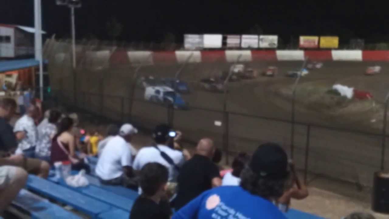 East Bay Raceway 8-17-13 Buzzie Reutimann Wins - YouTube