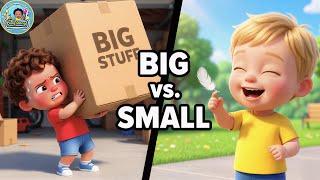 The Opposites Song 🛑🏎️ Fast and Slow | Learn Opposites for Kids | Ding Dong Kids English Rhymes