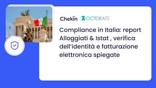 Webinar: Compliance in Italia 2026: Alloggiati, ISTAT, verifica identità e fatturazione elettronica