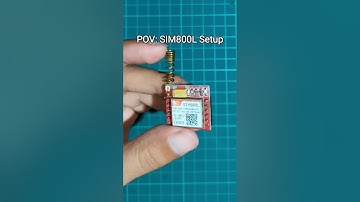 SIM800L GSM Module Setup #electronics #sim800l #arduino #electronicsprojects #diyprojects