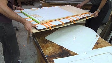 Veneering with The liquid hide Glue - Old Brown Glue #3