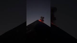 Active Volcano's Frequent Eruptions in Guatemala