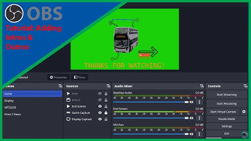 How to add an intro & outro in OBS Studios (Screen Recorder) Tutorial