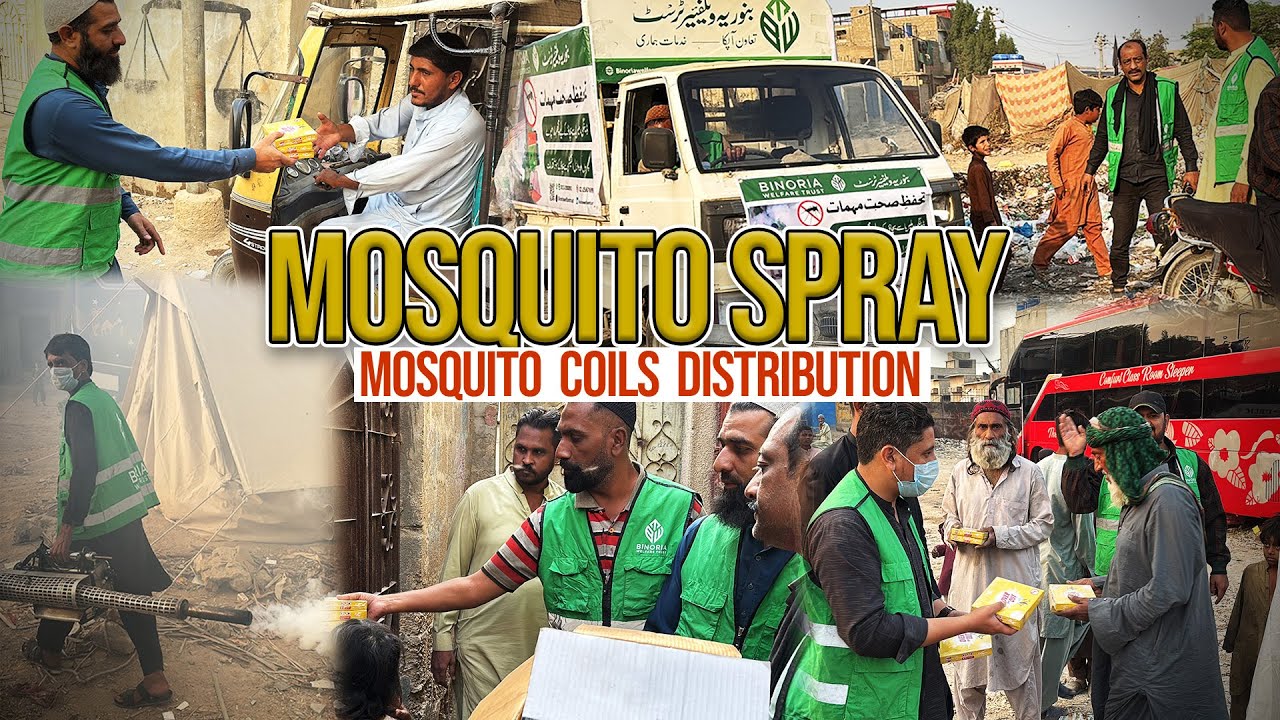Mosquito Spray and Coils distribution to prevent dangue and malaria