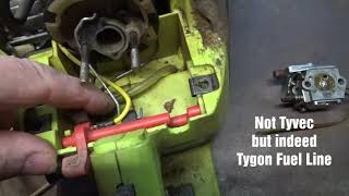 Poulan Chainsaw Fuel Line Routing and Placement