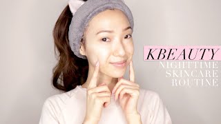 KBeauty Nightime Skincare Routine &amp; Natural Makeup Look