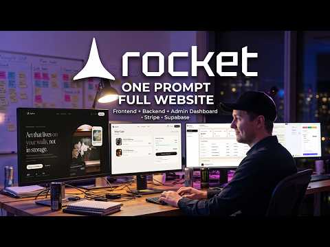 Rocket AI – Build a Complete Business Website from One Prompt