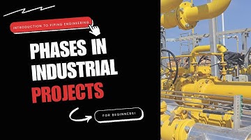 How are the phases of an industrial project structured?
