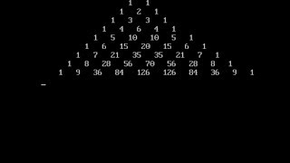 Famous c program of pascal triangle Profile