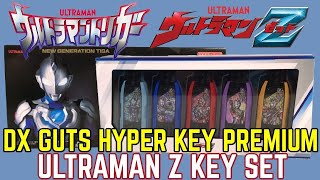 Ultraman Trigger DX Guts Hyper Key Premium Ultraman Z Key Set