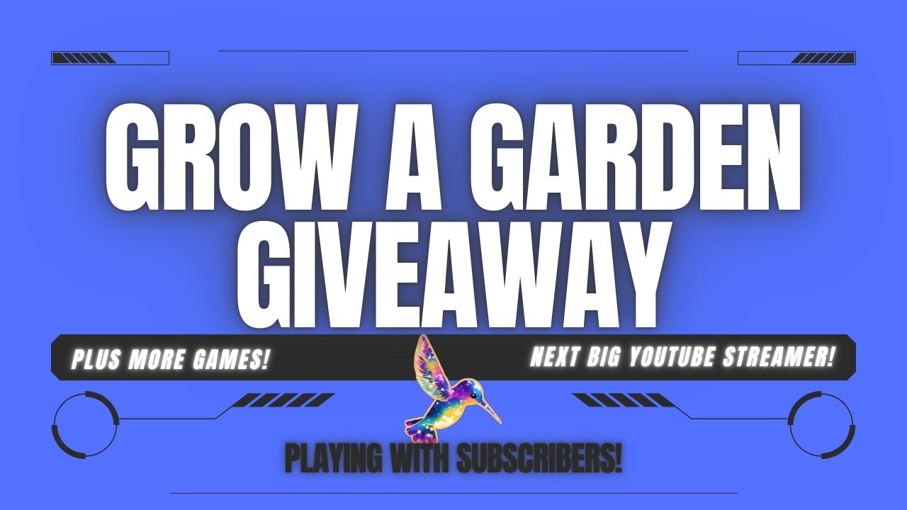 LIVE GROW A GARDEN 🍅 GIVEAWAY & UPDATE + MORE GAMES with Subscribers ...