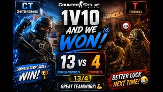 Counter-Strike: Source Gameplay 🔥 | CT DESTROYED T 13-4 😱 | JOO_GAMING