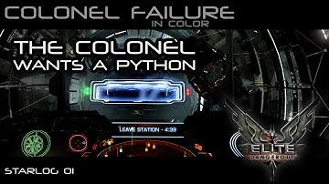 Elite Dangerous Horizons Part 1 : The Colonel Wants a Python (gameplay)