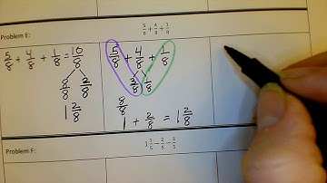 Dr. C explains Lesson 18 G4M5 adding & subtracting more than 2 fractions. EngageNY