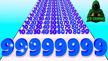 ✅Number Master 3D – Ultimate Run & Merge Gameplay | Level Up Your Number!