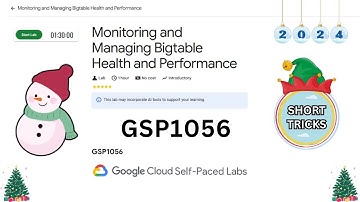Monitoring and Managing Bigtable Health and Performance || #qwiklabs || #GSP1056 || Lab solution