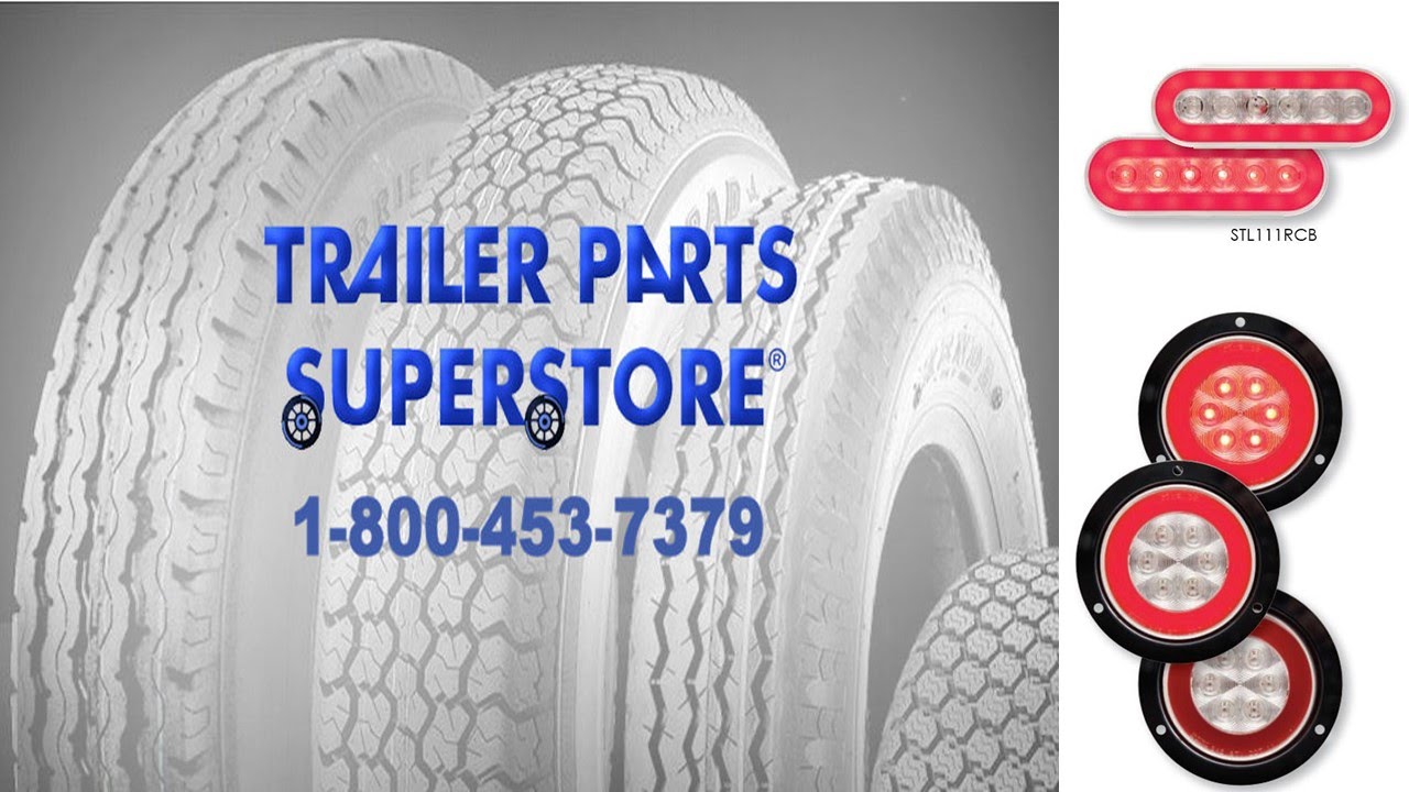 LED GloLight/™ 6/" Oval Red Vehicle//Trailer Tail Light #STL111RFB