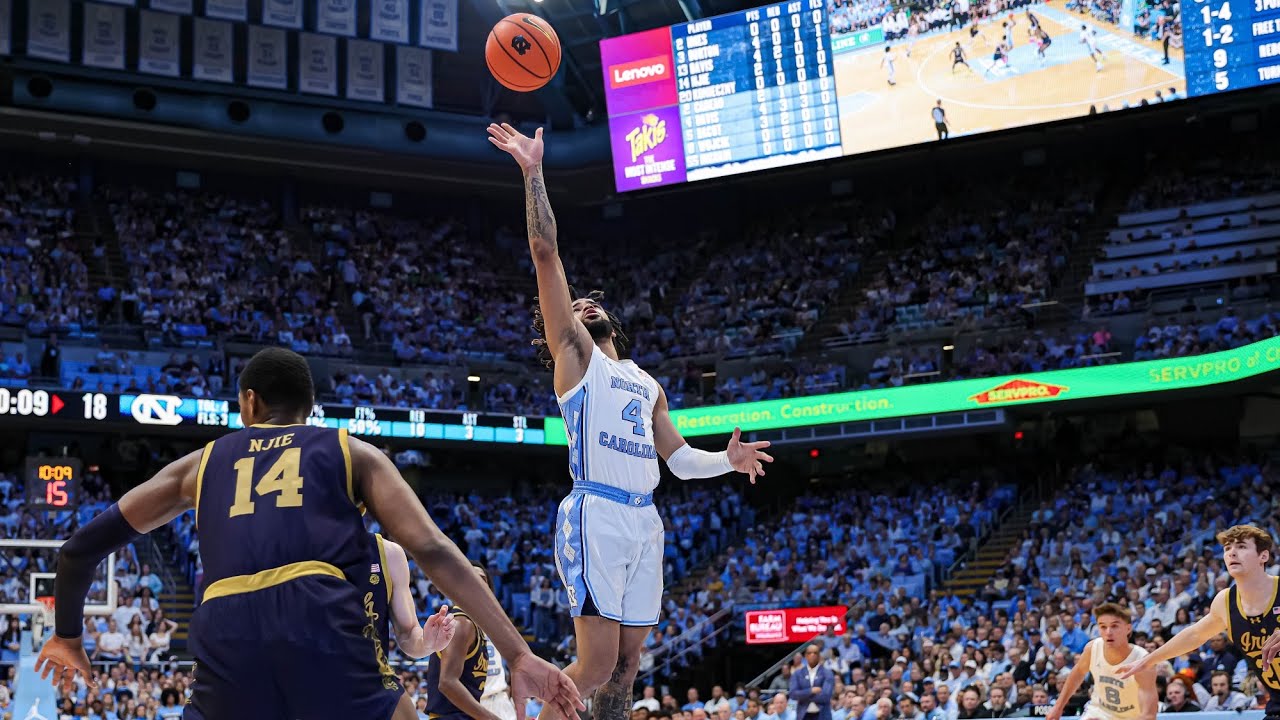 Video: UNC Rolls Past Notre Dame On Senior Night, 84-51 - Highlights