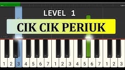 not piano cik cik periuk - tutorial level 1 - lagu daerah nusantara tradisional  - Durasi: 1:08. 