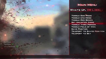 MW3 Mod Menu   Temted V1   Hosted By DB Lobbies