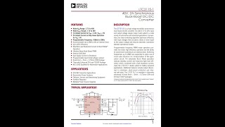 LTC3115IFE 1 WPBF DataSheet Analog Devices Inc IC Component com