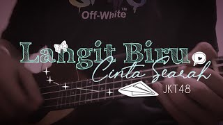 Tutorial Chord Gampang Ukulele - LANGIT BIRU CINTA SEARAH - JKT48