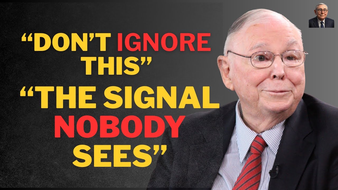 Charlie Munger: This Signal Appears 6 Months Before Every Market Crash