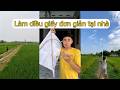 Thử làm diều giấy, diều lá chuối đơn giản tại nhà | Ngọc Thái MK