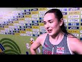Izzy Boffey after needing time qualifier to advance in women’s 800 prelims at World Indoors